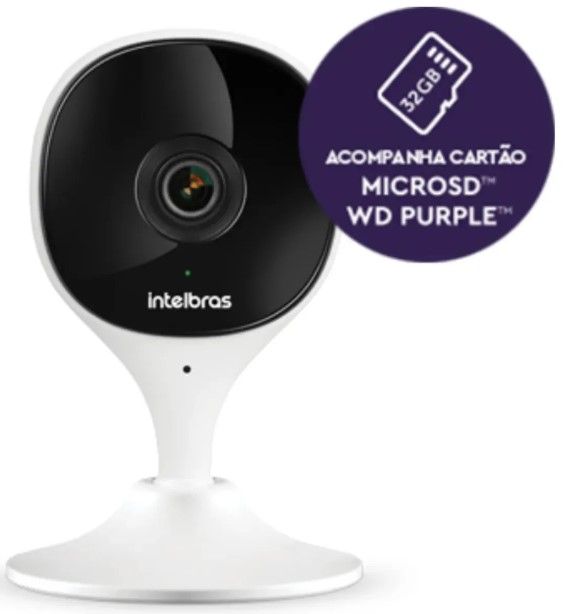 Camera de Video Wi-Fi IMx Intelbras c/ ca...