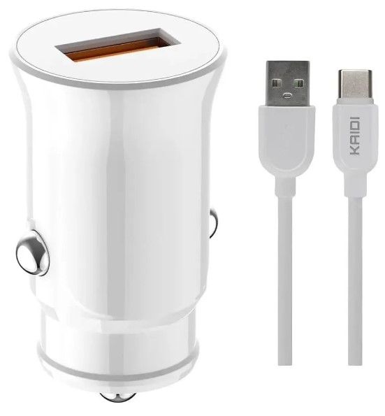 Carreg. Veicular usb 3.0 Tipo C KD-501C