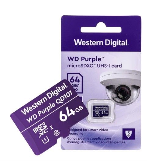 MemoryCard Micro SD 64GB Purple Intelbras...