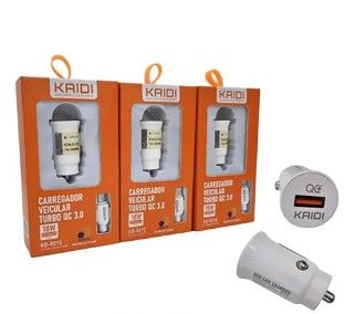 Carreg. Veicular usb 3.0 Tipo C KD-501C